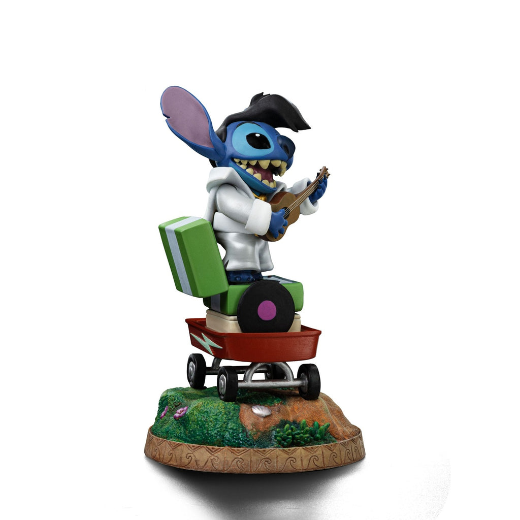 Imagen del producto Lilo & Stitch Estatua Art Scale 1/10 Stitch King of Rock 17 cm