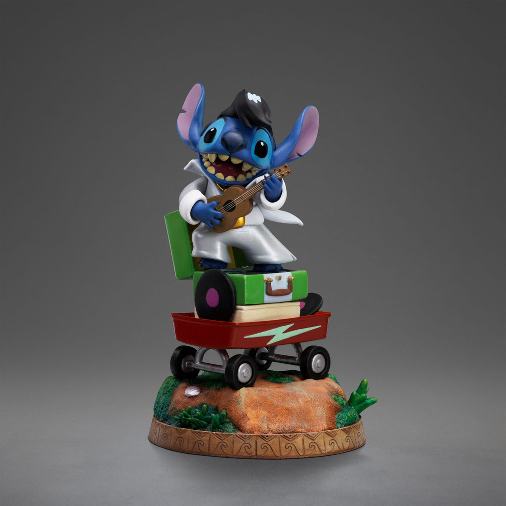 Imagen del producto Lilo & Stitch Estatua Art Scale 1/10 Stitch King of Rock 17 cm