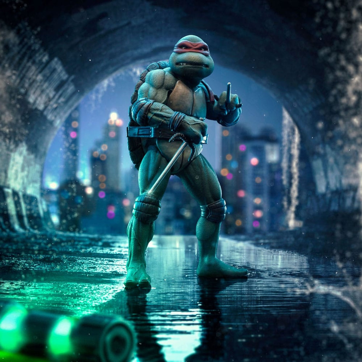Imagen del producto Teenage Mutant Ninja Turtles Estatua Art Scale 1/10 Raphael 21 cm