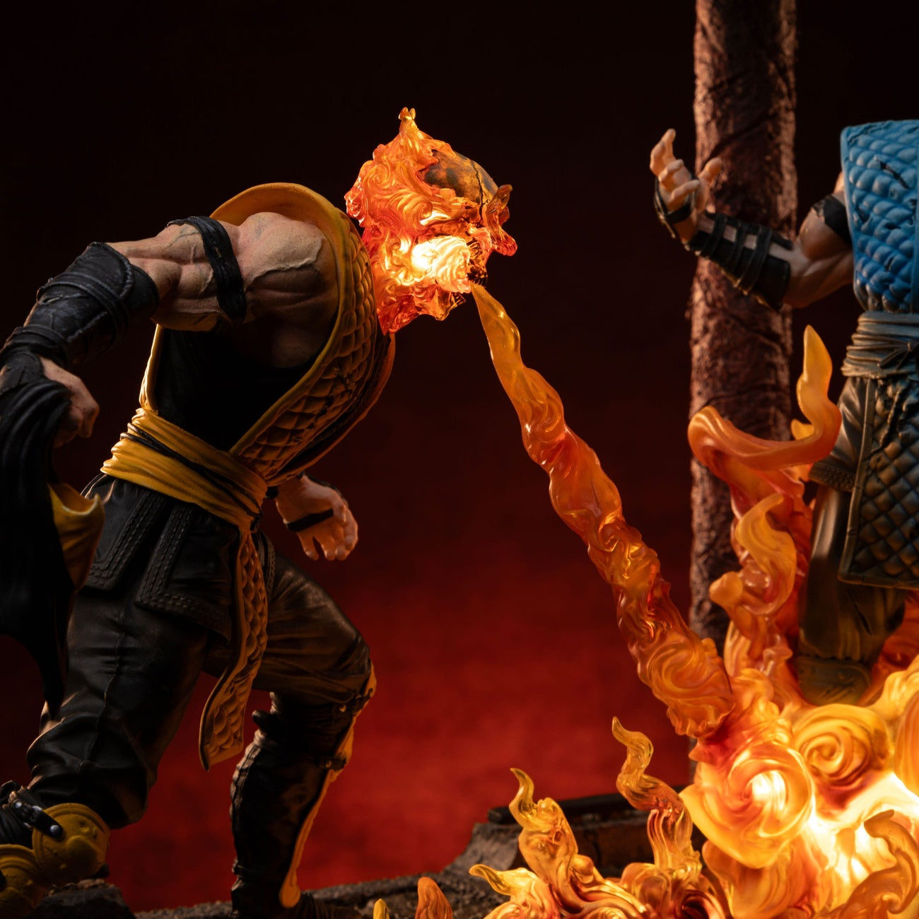 Imagen del producto Mortal Kombat Estatua Deluxe Art Scale 1/10 Scorpion Fatality 27 cm