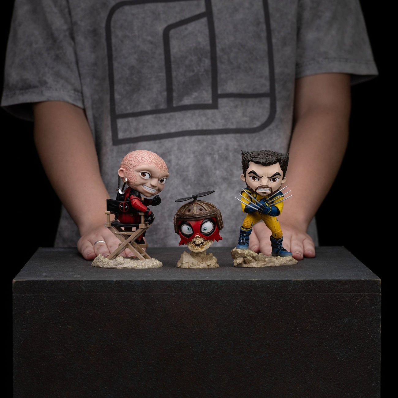 Imagen del producto Deadpool & Wolverine figura Mini Co. PVC Wolverine Unmasked 14 cm