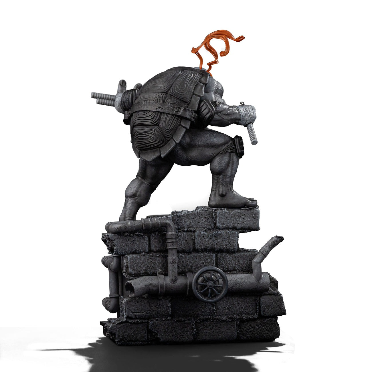 Imagen del producto Teenage Mutant Ninja Turtles Estatua Art Scale 1/10 Michelangelo Versión en Blanco y Negro 26 cm heo exclusive