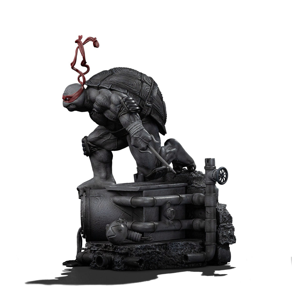 Imagen del producto Teenage Mutant Ninja Turtles Estatua Art Scale 1/10 Raphael Versión en Blanco y Negro 26 cm heo exclusive