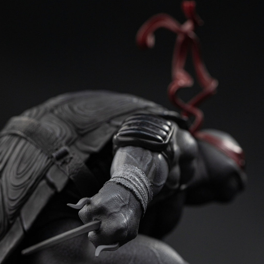 Imagen del producto Teenage Mutant Ninja Turtles Estatua Art Scale 1/10 Raphael Versión en Blanco y Negro 26 cm heo exclusive
