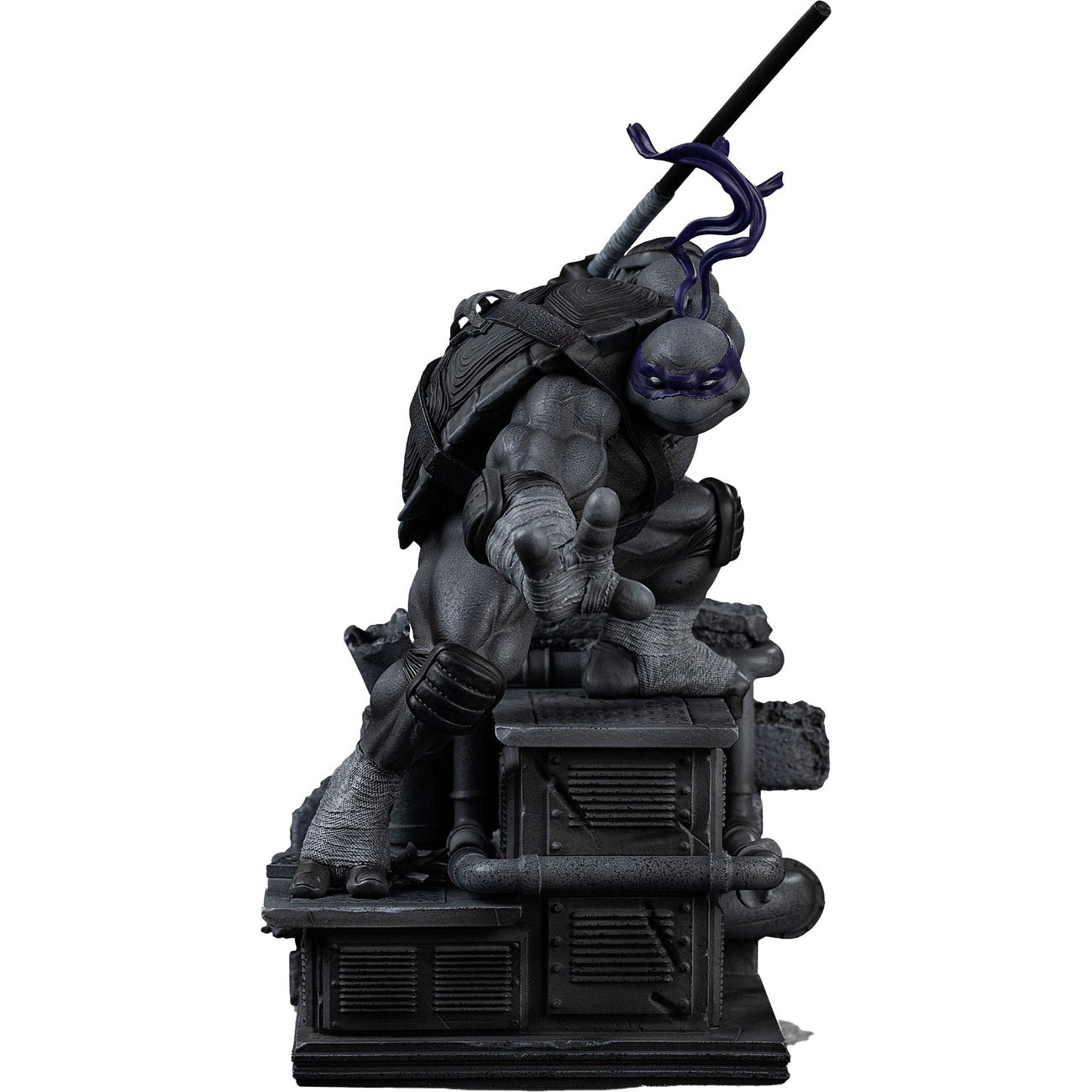 Imagen del producto Teenage Mutant Ninja Turtles Estatua Art Scale 1/10 Donatello Versión en Blanco y Negro 26 cm heo exclusive