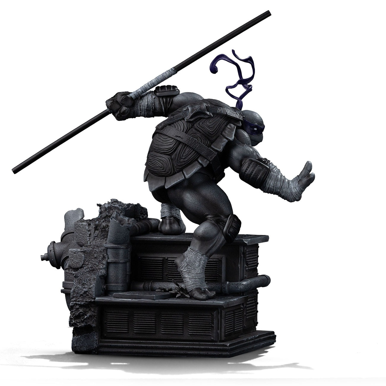 Imagen del producto Teenage Mutant Ninja Turtles Estatua Art Scale 1/10 Donatello Versión en Blanco y Negro 26 cm heo exclusive