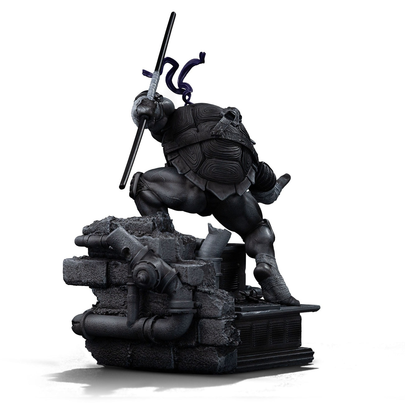 Imagen del producto Teenage Mutant Ninja Turtles Estatua Art Scale 1/10 Donatello Versión en Blanco y Negro 26 cm heo exclusive