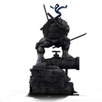 Imagen del producto Teenage Mutant Ninja Turtles Estatua Art Scale 1/10 Leonardo Versión en Blanco y Negro 26 cm heo exclusive