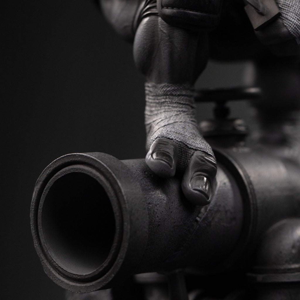 Imagen del producto Teenage Mutant Ninja Turtles Estatua Art Scale 1/10 Leonardo Versión en Blanco y Negro 26 cm heo exclusive