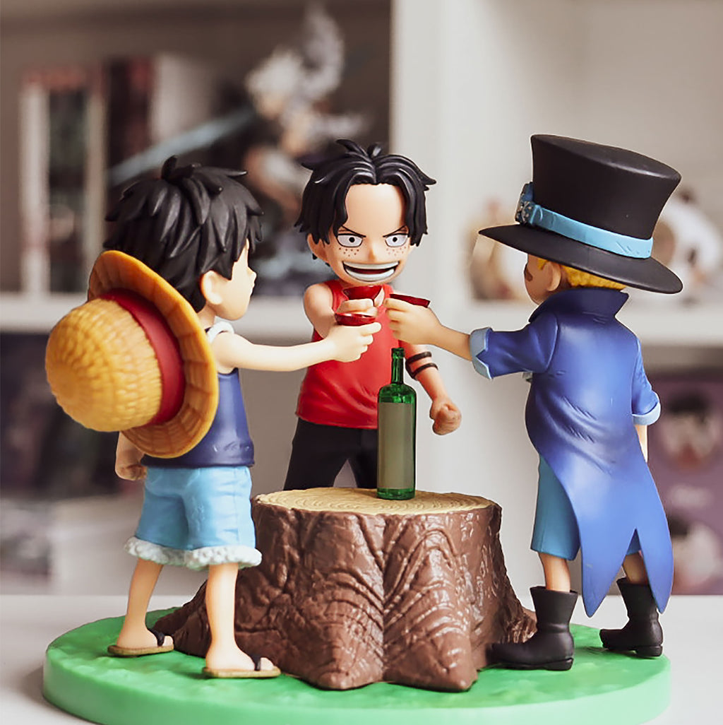 Imagen del producto One Piece - Figura Ace, Sabo y Luffy Dramatic Memories Ichibansho