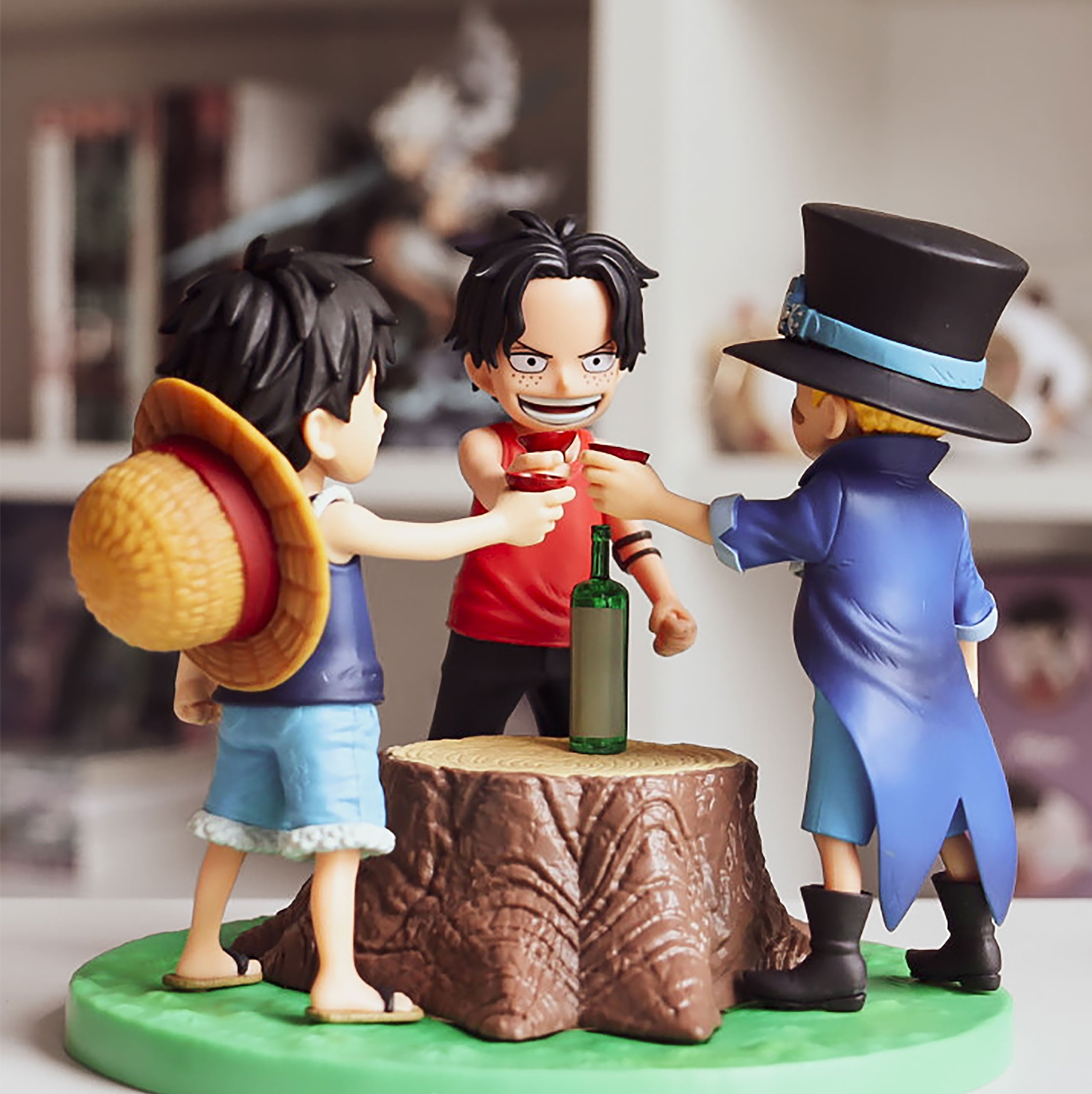 Imagen del producto One Piece - Figura Ace, Sabo y Luffy Dramatic Memories Ichibansho