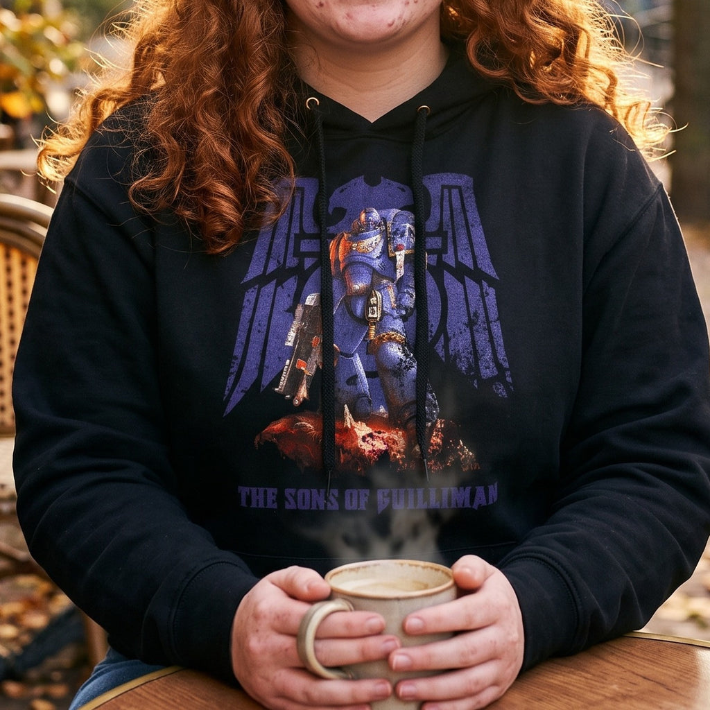 Imagen del producto Warhammer - Sudadera con capucha Space Marines negra