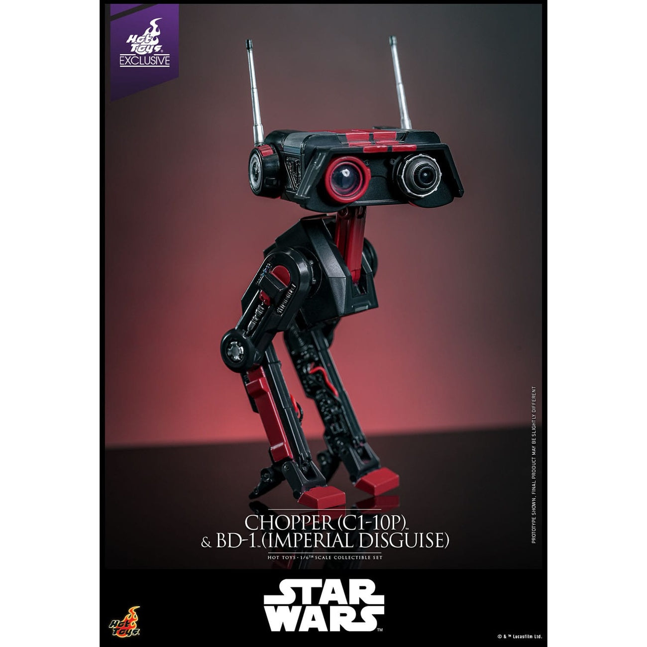 Imagen del producto Star Wars Set de figuras de acción 1/6 Chopper (C1-10P™) y BD-1™ (Imperial Disguise) 18 cm y 8 cm