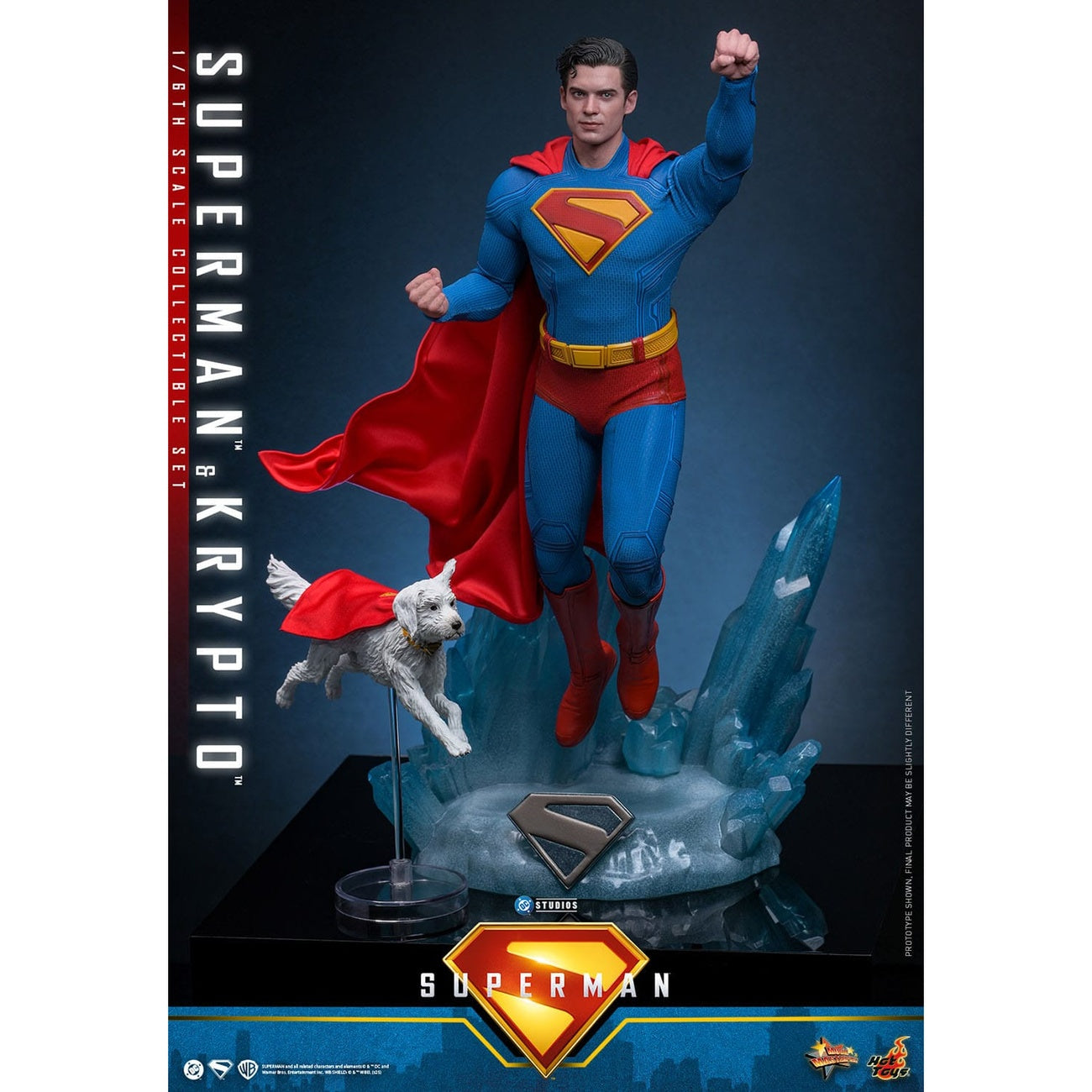 Product image Superman (2025) Movie Masterpiece Action Figure 1/6 Superman & Krypto 33 cm