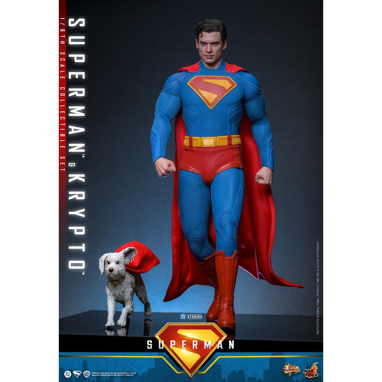 Product image Superman (2025) Movie Masterpiece Action Figure 1/6 Superman & Krypto 33 cm