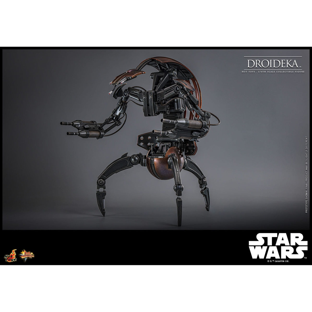 Imagen del producto Star Wars Episodio I Movie Masterpiece Figura de acción 1/6 Droideka 27 cm