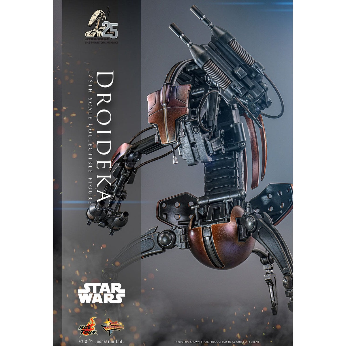 Imagen del producto Star Wars Episodio I Movie Masterpiece Figura de acción 1/6 Droideka 27 cm