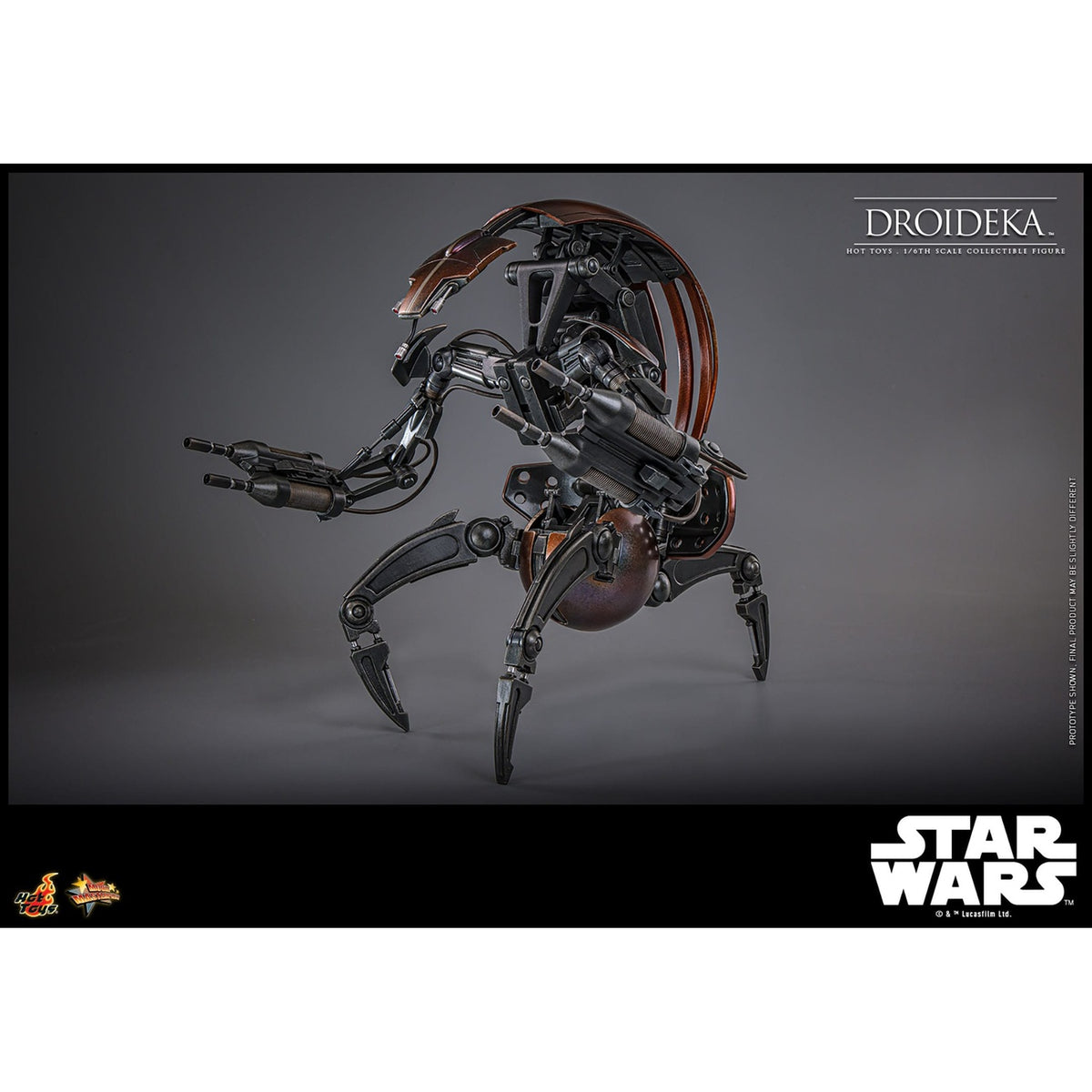 Imagen del producto Star Wars Episodio I Movie Masterpiece Figura de acción 1/6 Droideka 27 cm