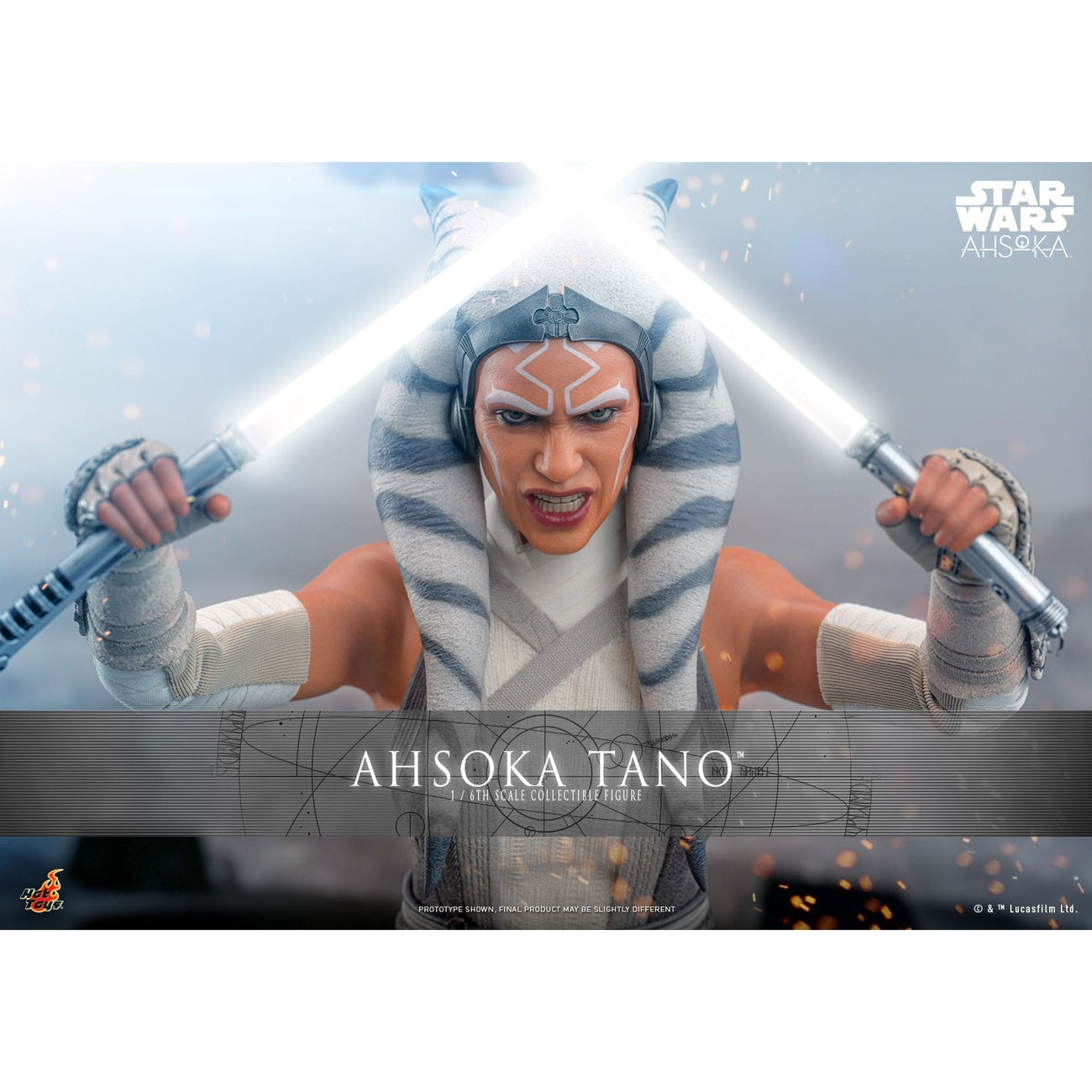 Imagen del producto Star Wars: Ahsoka Figura de acción 1/6 Ahsoka Tano 28 cm