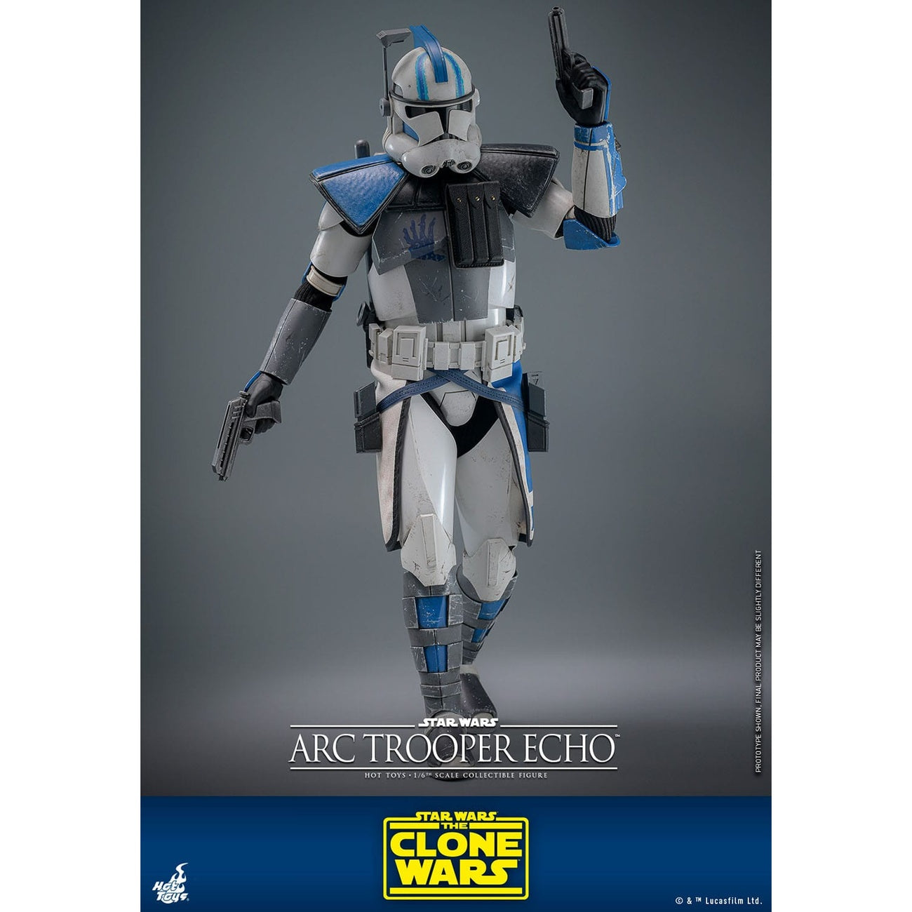 Imagen del producto Star Wars: The Clone Wars Figura de acción 1/6 ARC Trooper Echo 30 cm
