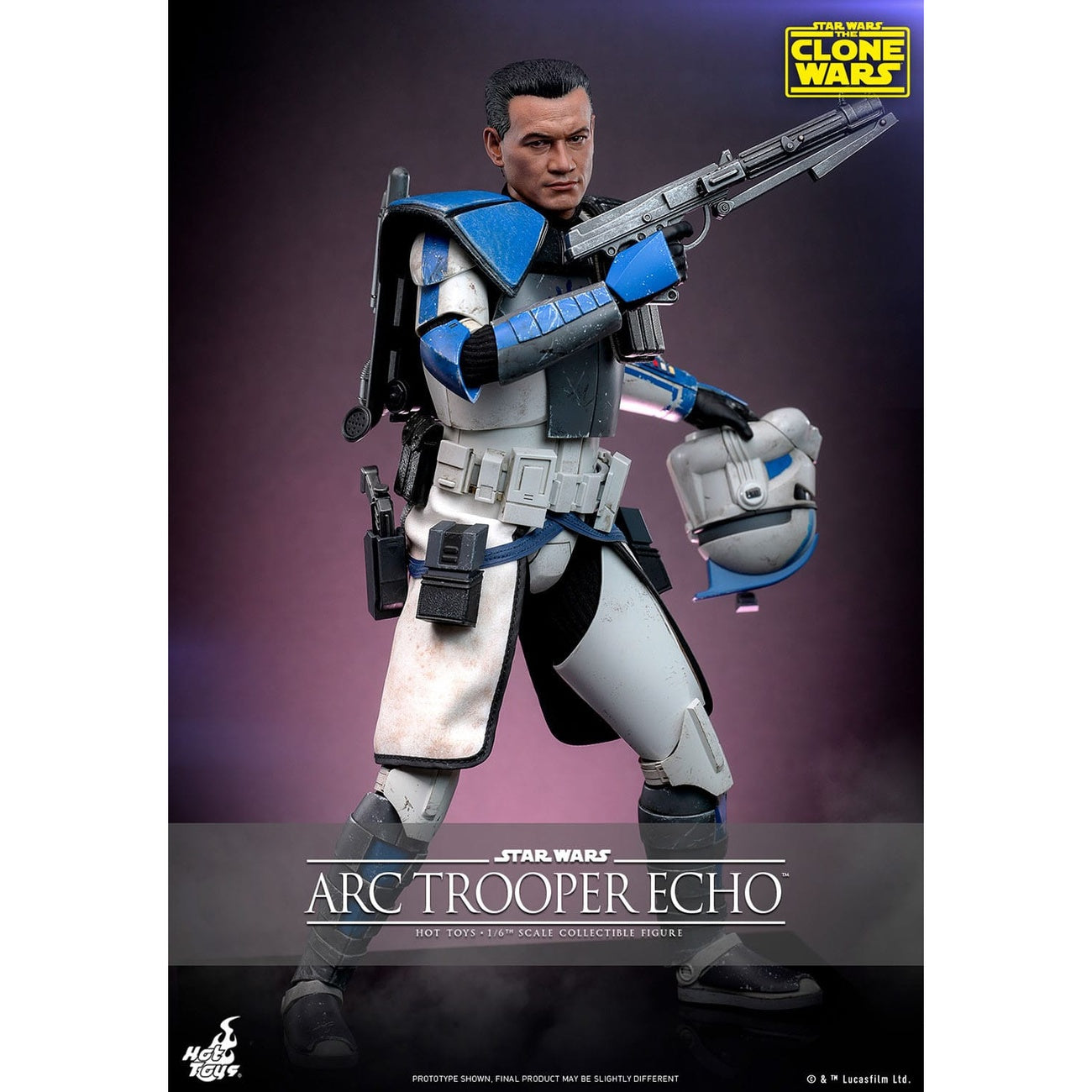 Imagen del producto Star Wars: The Clone Wars Figura de acción 1/6 ARC Trooper Echo 30 cm