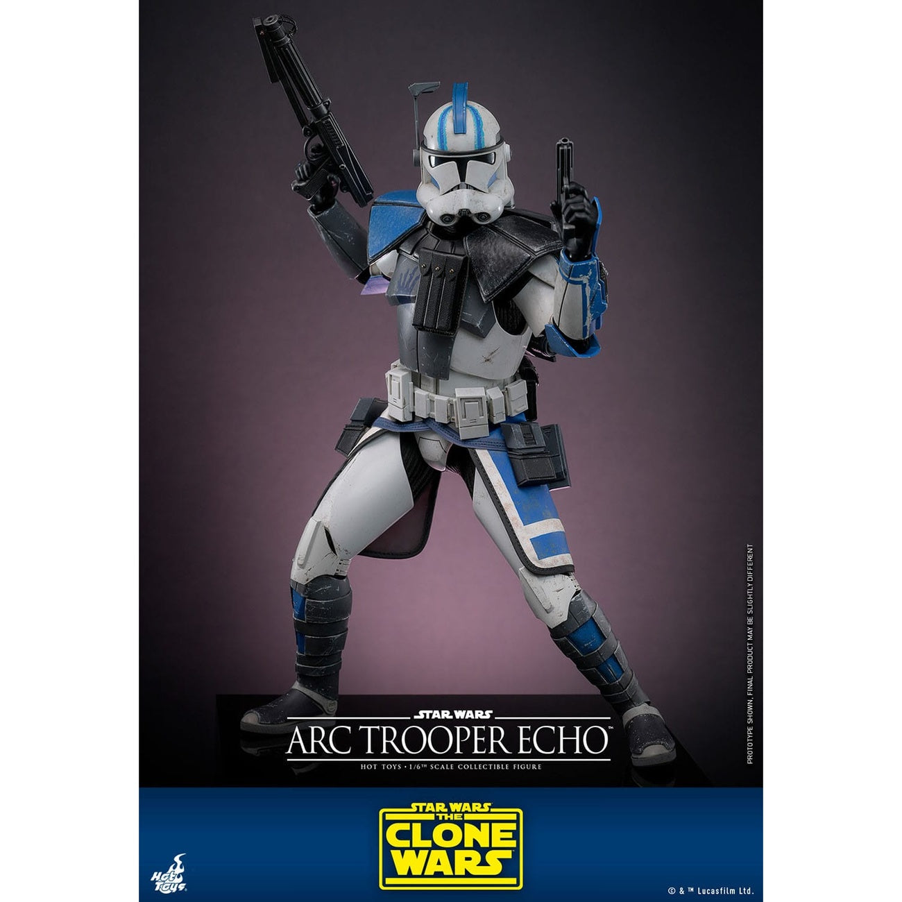 Imagen del producto Star Wars: The Clone Wars Figura de acción 1/6 ARC Trooper Echo 30 cm