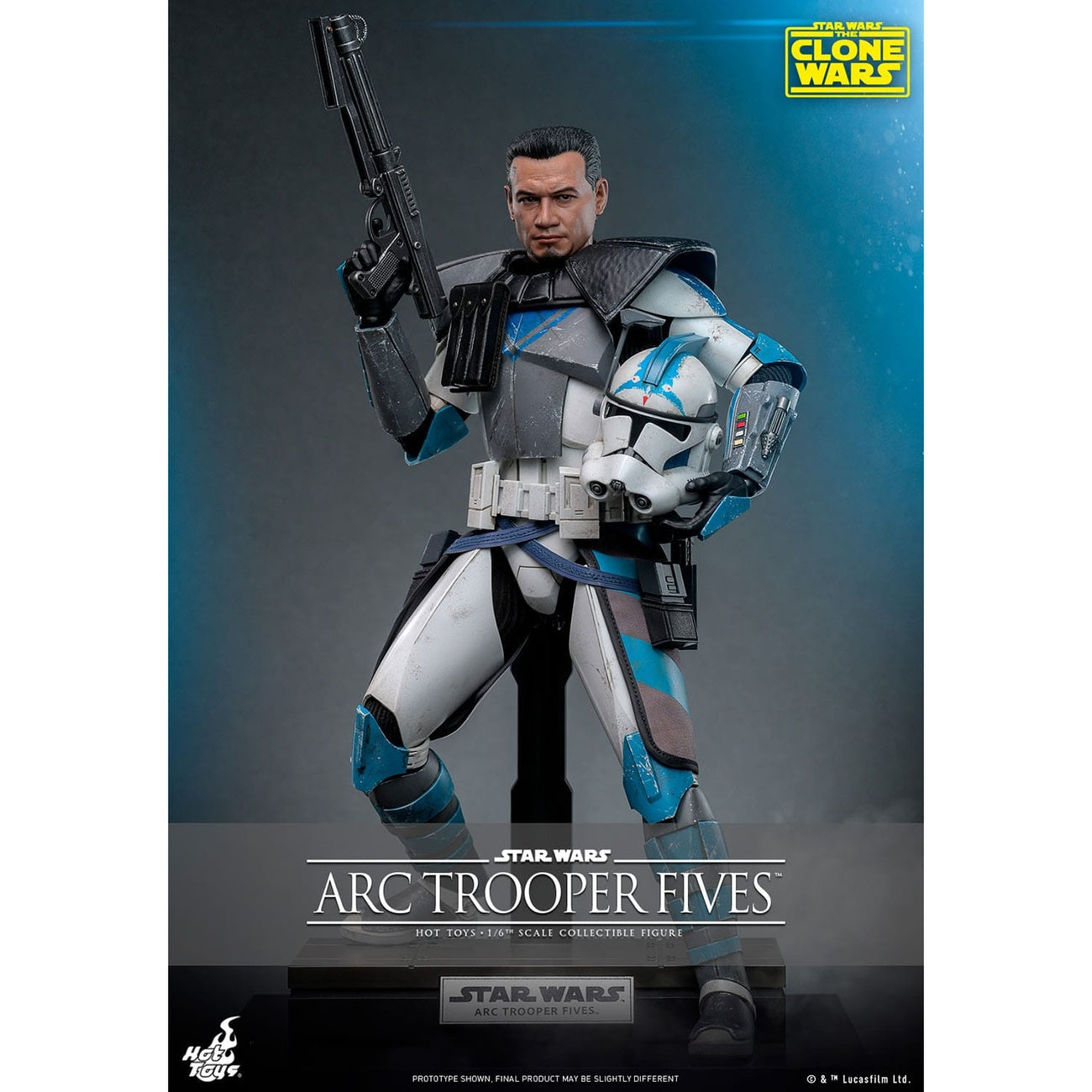 Imagen del producto Star Wars: The Clone Wars Figura de acción 1/6 ARC Trooper Fives 30 cm