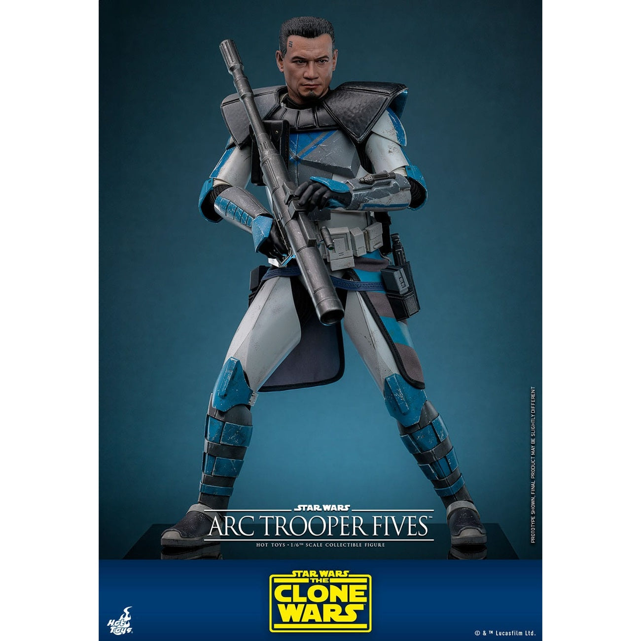 Imagen del producto Star Wars: The Clone Wars Figura de acción 1/6 ARC Trooper Fives 30 cm