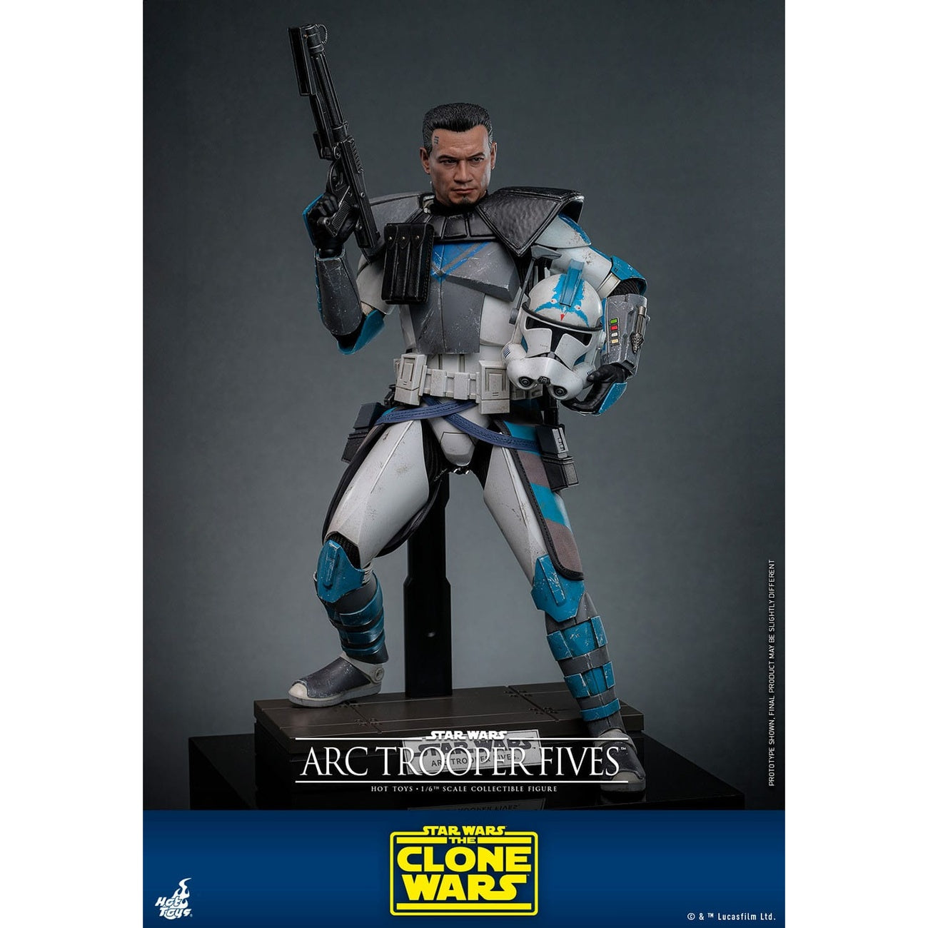Imagen del producto Star Wars: The Clone Wars Figura de acción 1/6 ARC Trooper Fives 30 cm