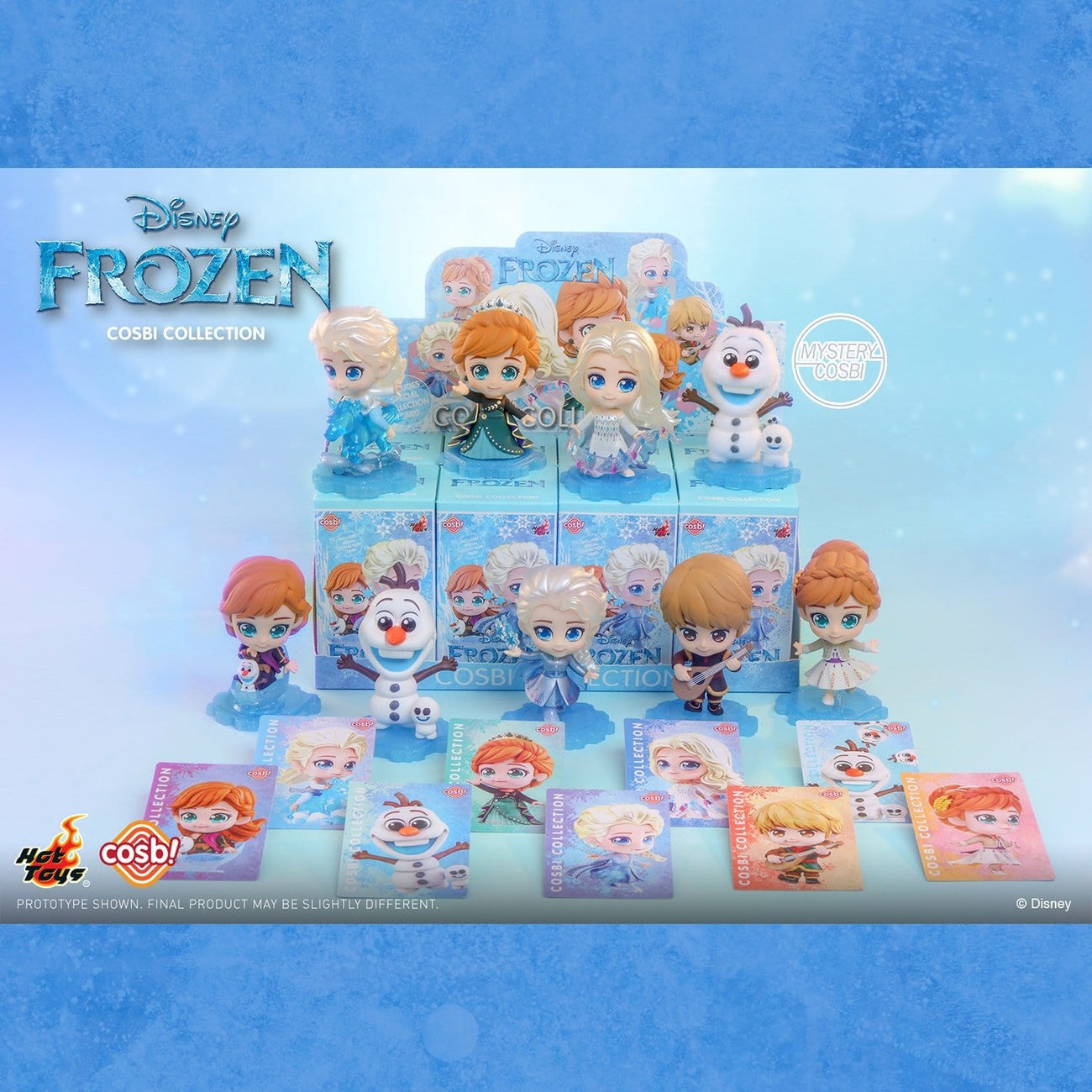 Product image Frozen Cosbi Mini Figures 8 cm Blind Box Display (8)