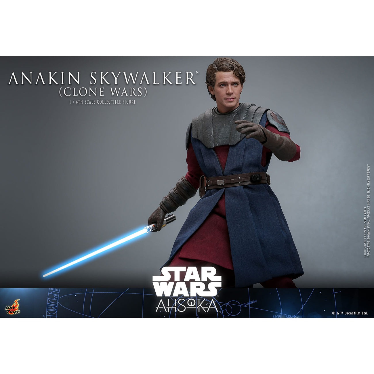 Imagen del producto Star Wars: The Clone Wars Figura de acción 1/6 Anakin Skywalker 31 cm