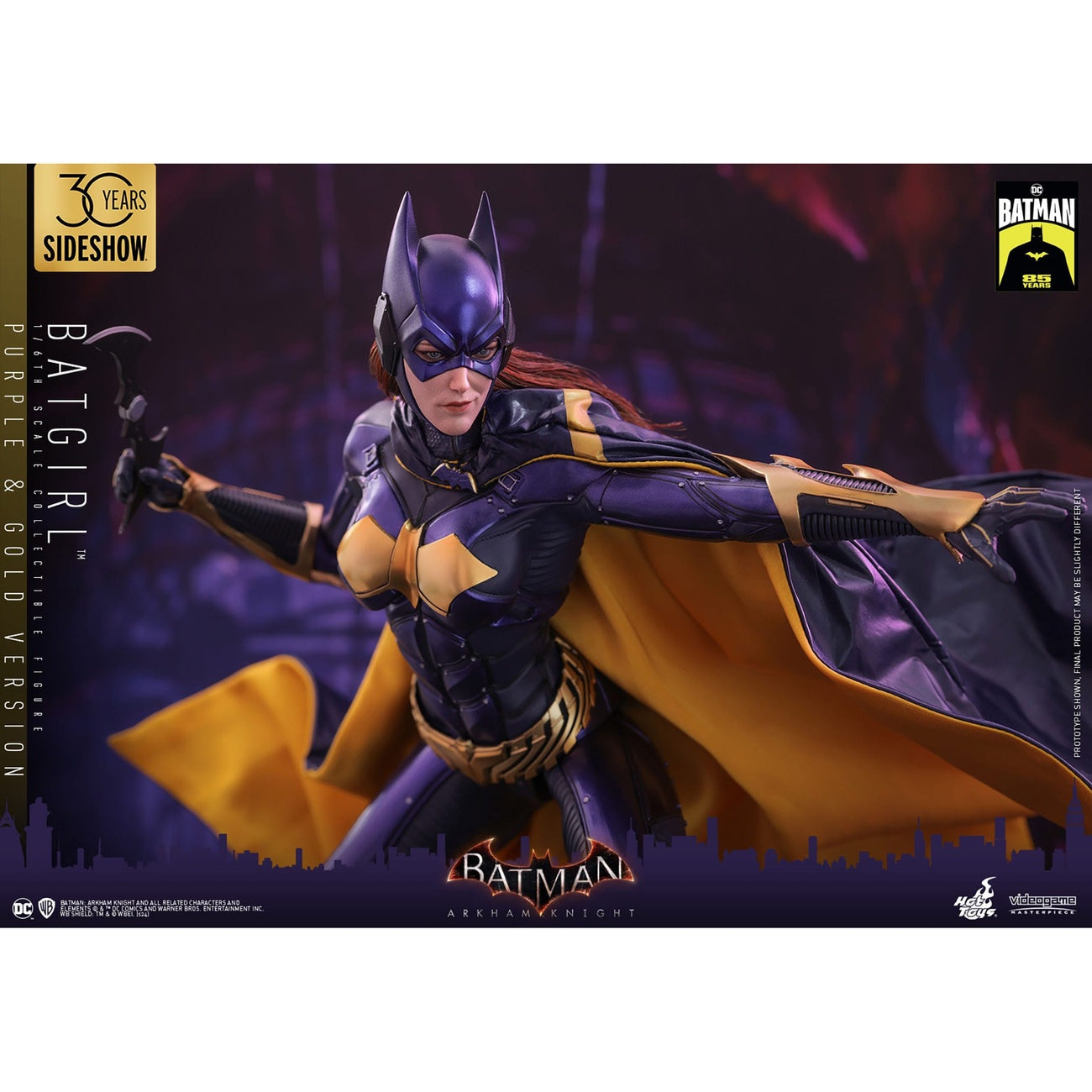 Imagen del producto Batman Arkham Knight Videogame Masterpiece figura de acción 1/6 Batgirl (versión púrpura y dorada) Exclusive 30 cm