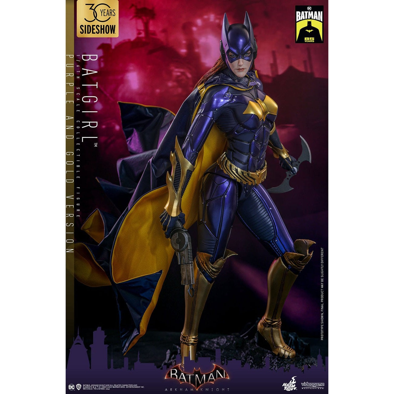 Imagen del producto Batman Arkham Knight Videogame Masterpiece figura de acción 1/6 Batgirl (versión púrpura y dorada) Exclusive 30 cm