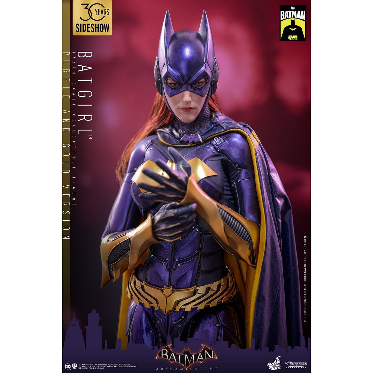 Imagen del producto Batman Arkham Knight Videogame Masterpiece figura de acción 1/6 Batgirl (versión púrpura y dorada) Exclusive 30 cm