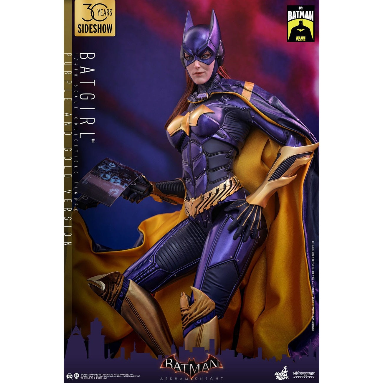 Imagen del producto Batman Arkham Knight Videogame Masterpiece figura de acción 1/6 Batgirl (versión púrpura y dorada) Exclusive 30 cm