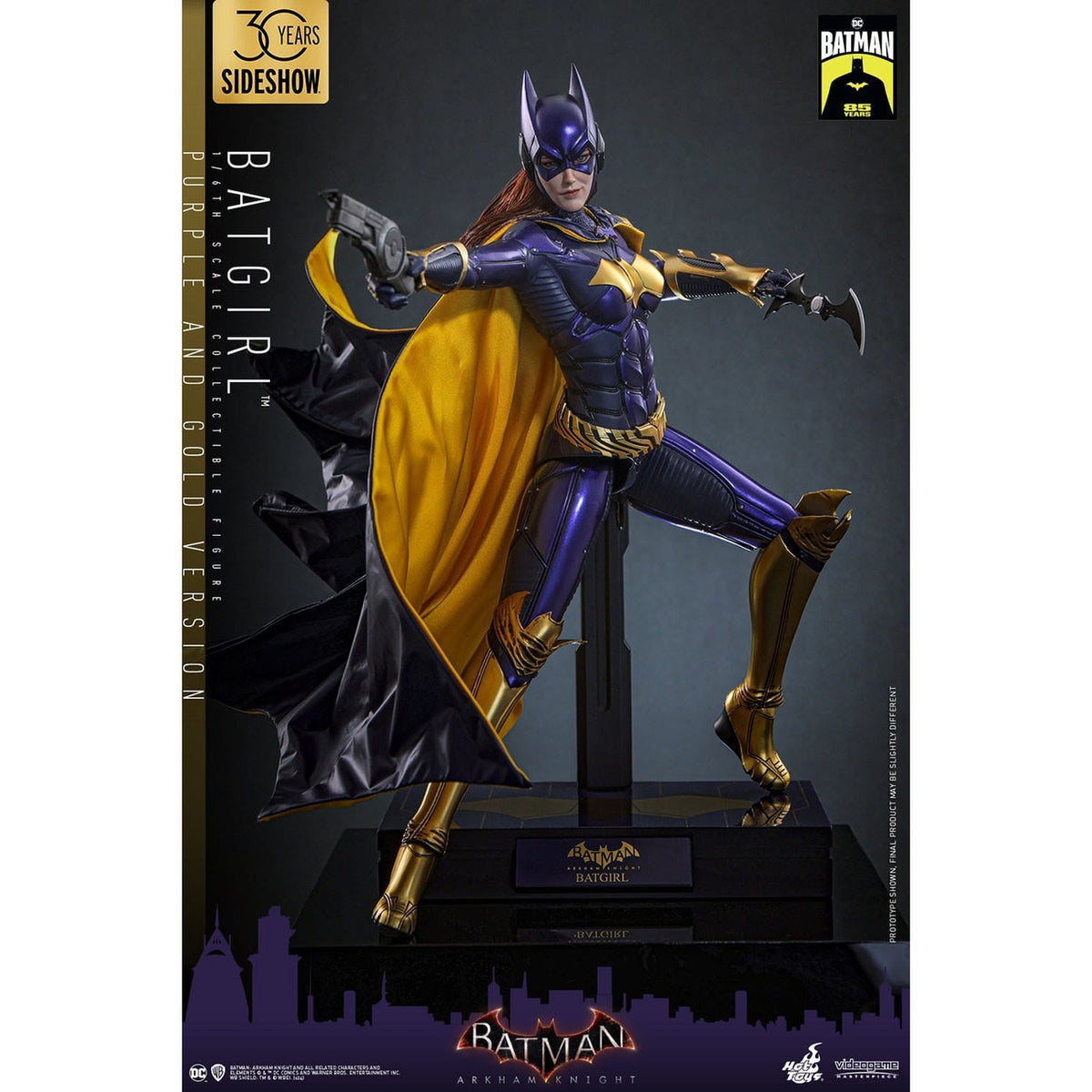 Imagen del producto Batman Arkham Knight Videogame Masterpiece figura de acción 1/6 Batgirl (versión púrpura y dorada) Exclusive 30 cm