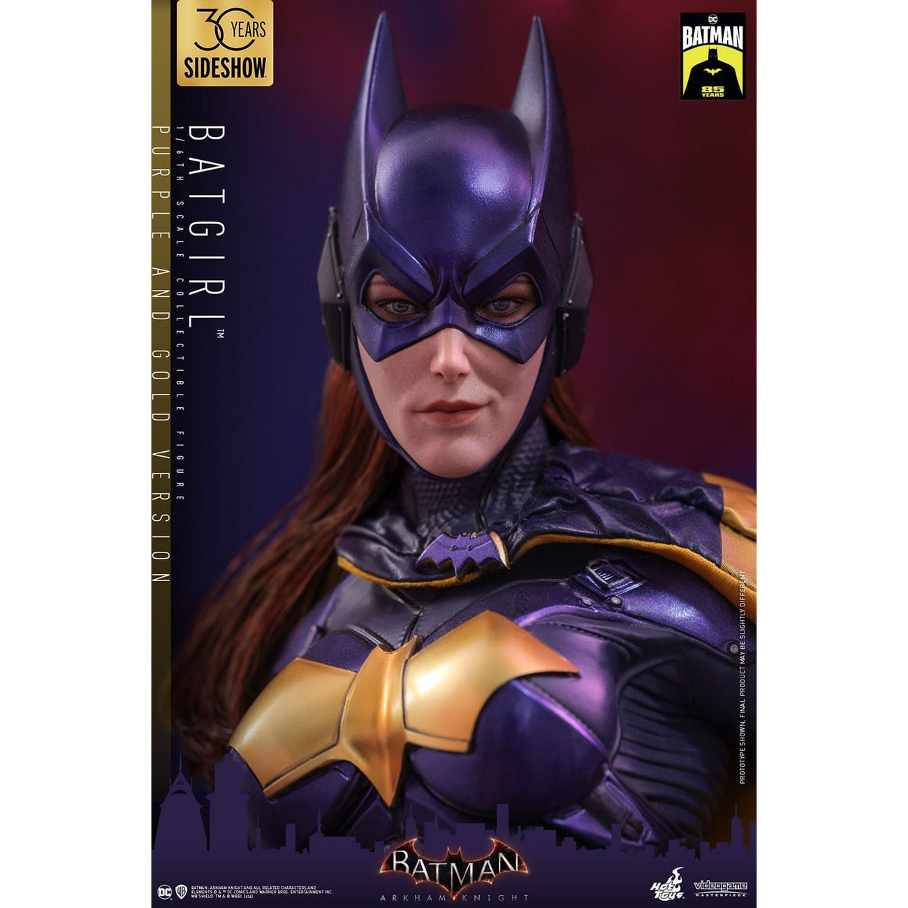 Imagen del producto Batman Arkham Knight Videogame Masterpiece figura de acción 1/6 Batgirl (versión púrpura y dorada) Exclusive 30 cm