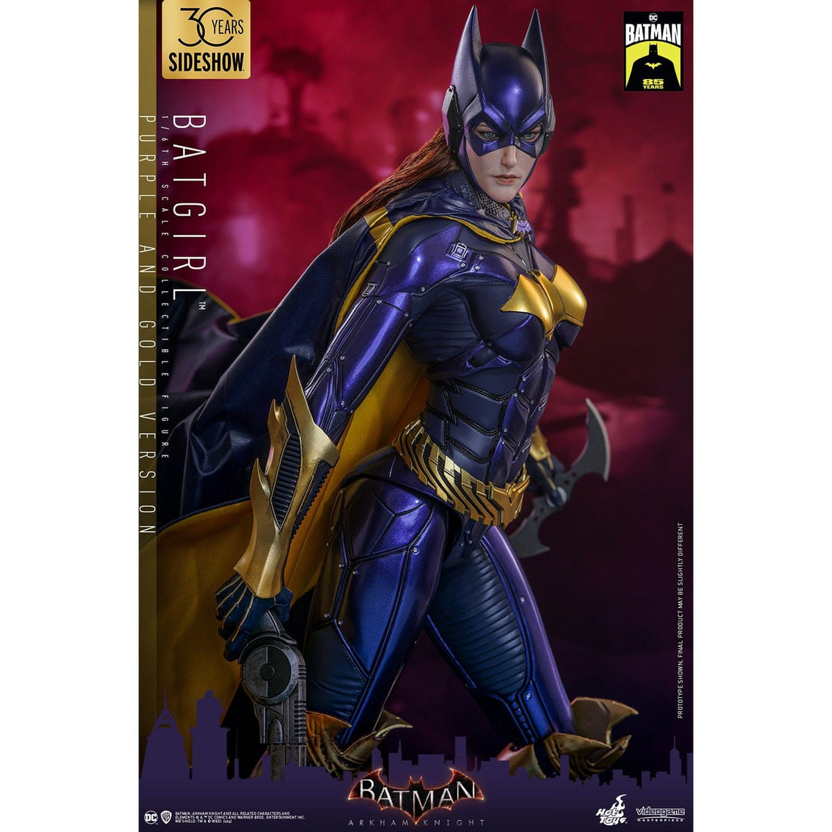 Imagen del producto Batman Arkham Knight Videogame Masterpiece figura de acción 1/6 Batgirl (versión púrpura y dorada) Exclusive 30 cm