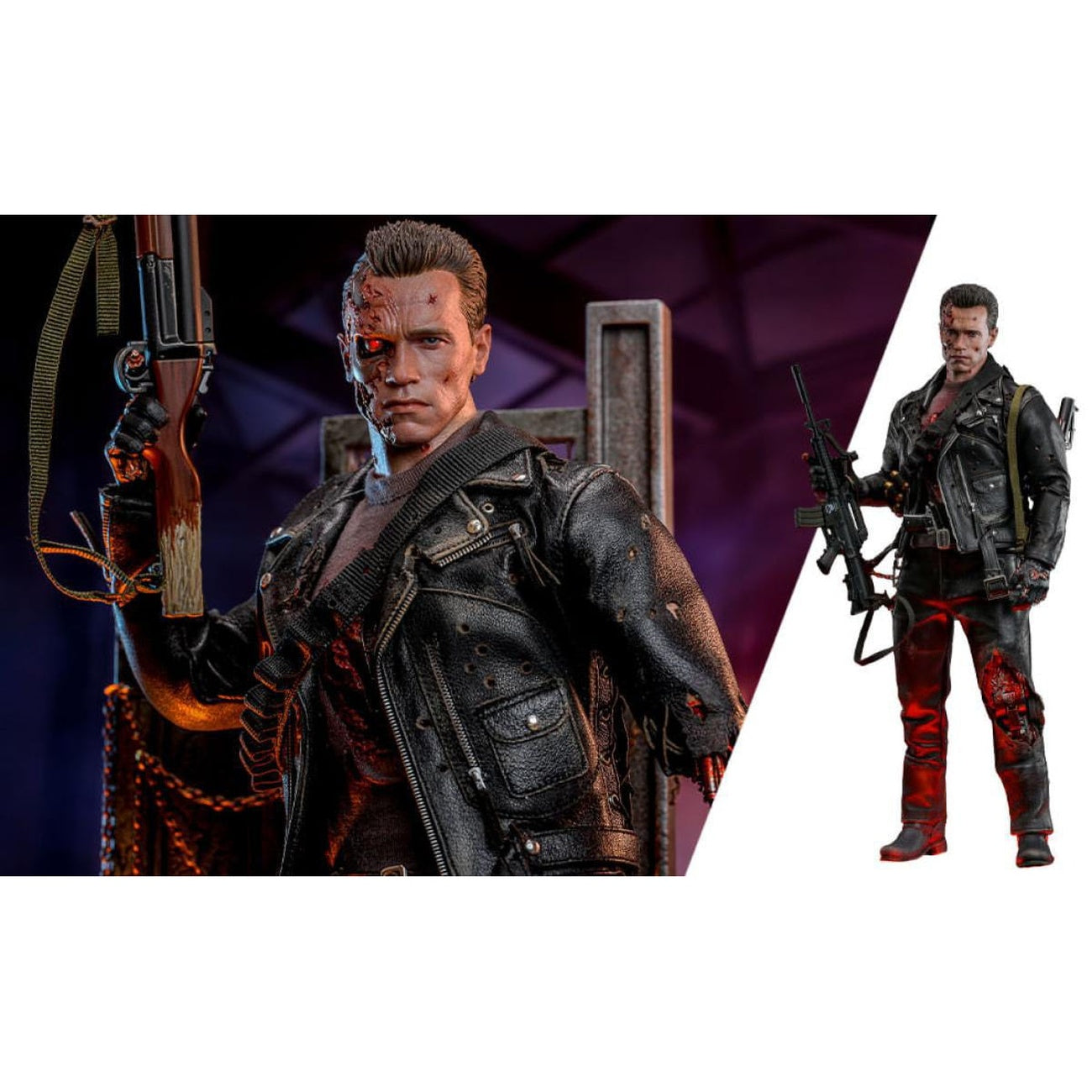 Imagen del producto Terminator 2 Movie Masterpiece Figura de acción 1/6 T-800 Battle Damaged Version 2.0 32 cm