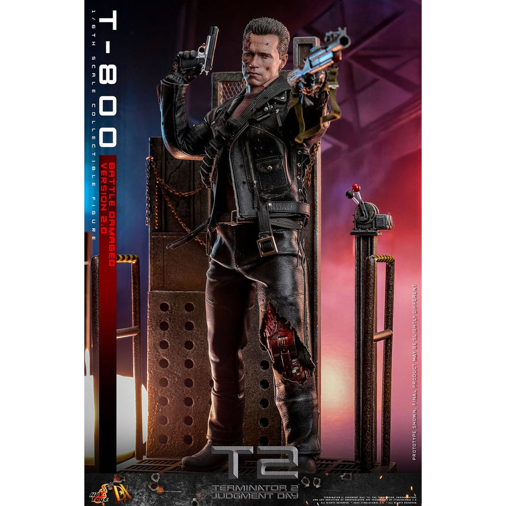 Imagen del producto Terminator 2 Movie Masterpiece Figura de acción 1/6 T-800 Battle Damaged Version 2.0 32 cm