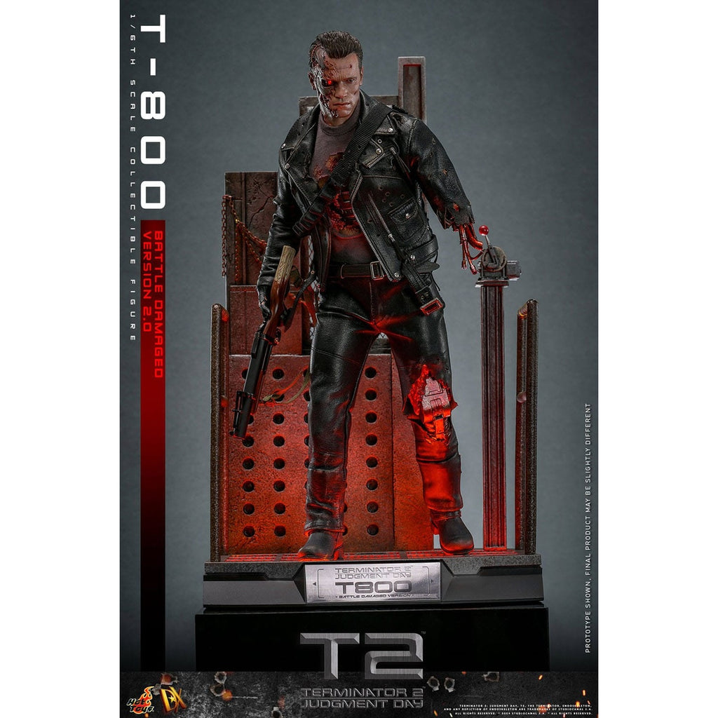 Imagen del producto Terminator 2 Movie Masterpiece Figura de acción 1/6 T-800 Battle Damaged Version 2.0 32 cm