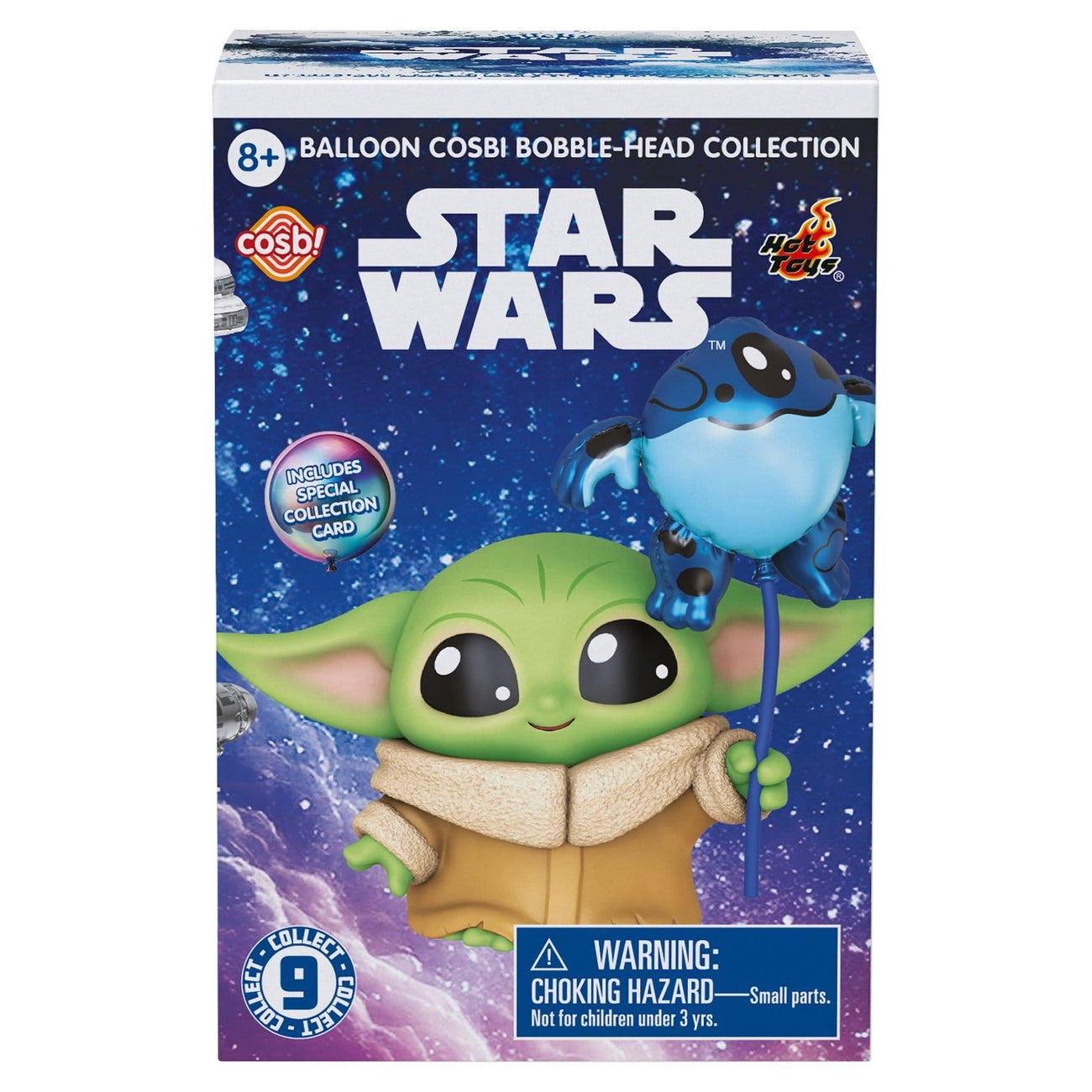 Imagen del producto Star Wars Cosbi minifiguras Balloon 8 cm Blind Box expositor (8)