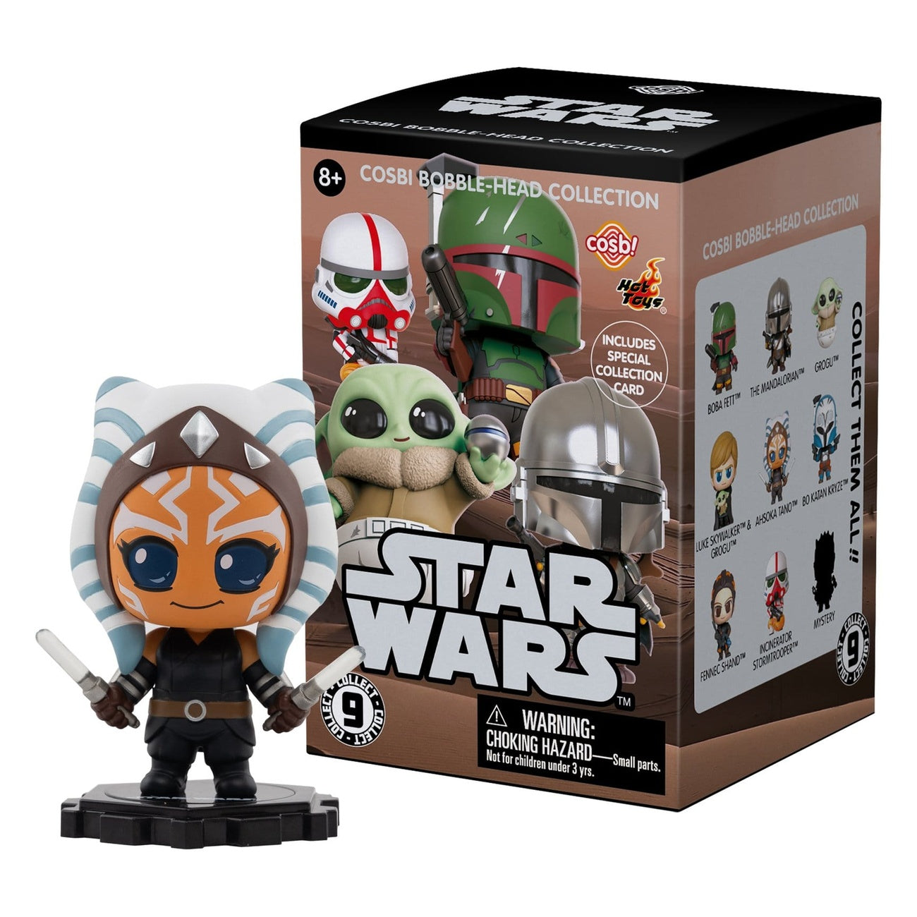 Imagen del producto Star Wars Cosbi Minifiguras Serie 1 8 cm Blind Box Display (8)