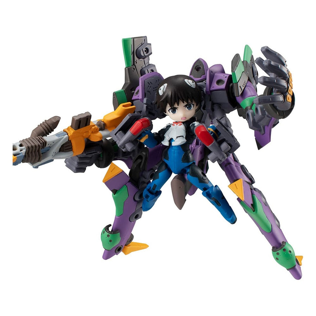 Imagen del producto Evangelion Figura de acción Desktop Army Shinji Ikari & Evangelion Unidad-01 New Theatrical Edition 15 cm