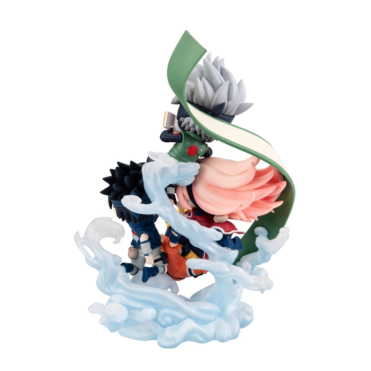 Imagen del producto Naruto Shippuden FigUnity mini estatua de PVC Gather here, Team 7 13 cm