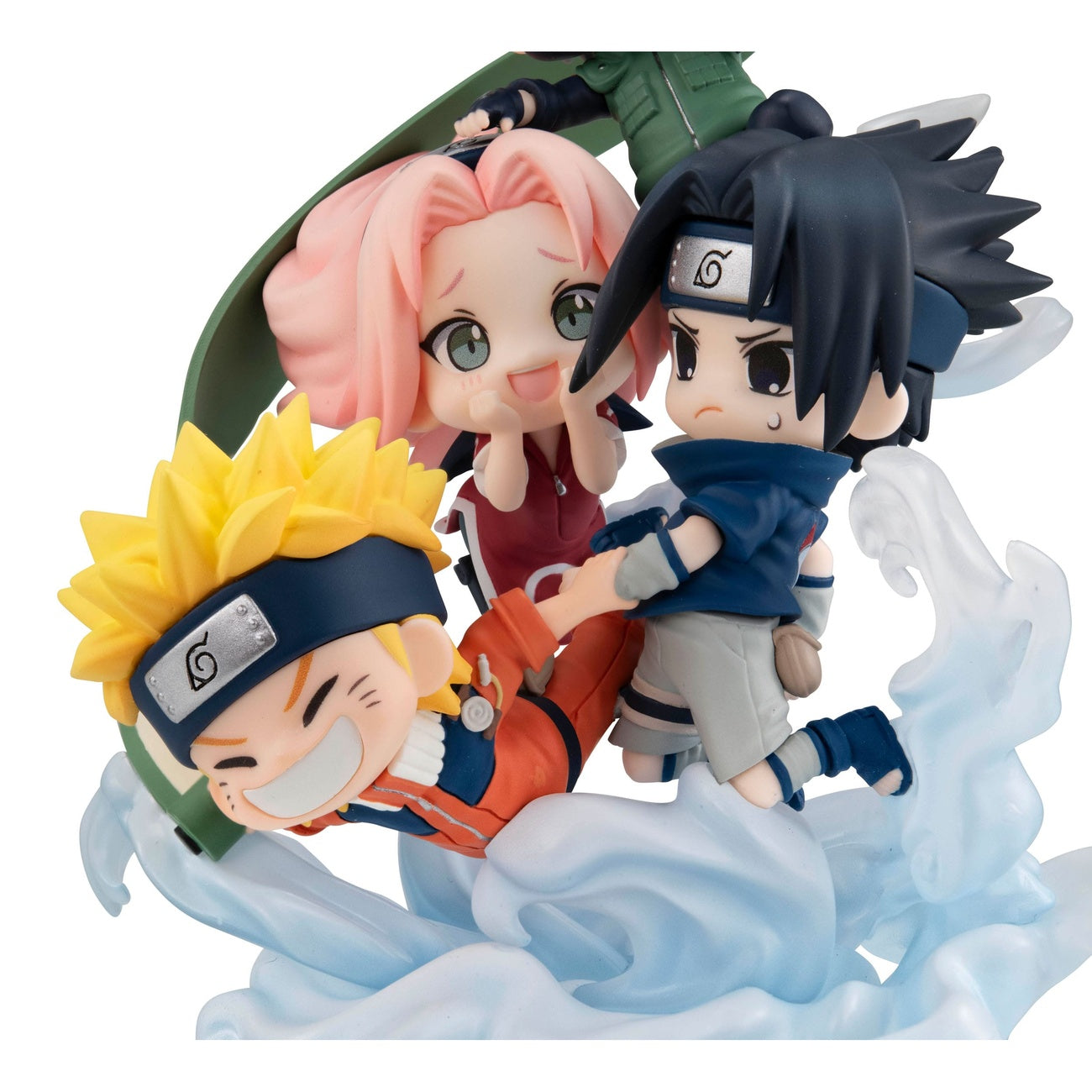 Imagen del producto Naruto Shippuden FigUnity mini estatua de PVC Gather here, Team 7 13 cm