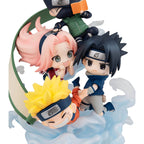 Imagen del producto Naruto Shippuden FigUnity mini estatua de PVC Gather here, Team 7 13 cm