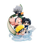 Imagen del producto Naruto Shippuden FigUnity mini estatua de PVC Gather here, Team 7 13 cm