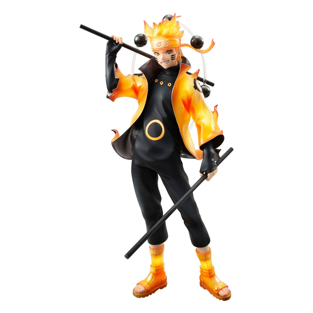 Imagen del producto Naruto Shippuden Figura PVC Serie G.E.M. Naruto Uzumaki Six Paths Sage Mode 15th Anniversary Ver. 22 cm