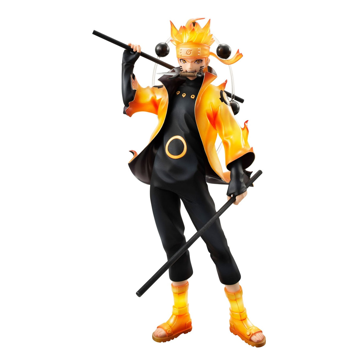 Imagen del producto Naruto Shippuden Figura PVC Serie G.E.M. Naruto Uzumaki Six Paths Sage Mode 15th Anniversary Ver. 22 cm
